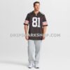 Mens Nike Luke Floriea Brown Cleveland Browns Team Game Jersey