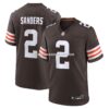 Mens Nike Shedeur Sanders Brown Cleveland Browns Game Jersey