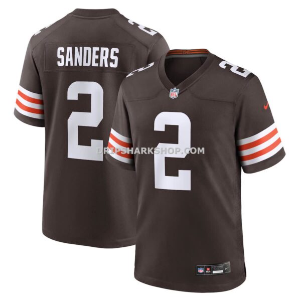 Mens Nike Shedeur Sanders Brown Cleveland Browns Game Jersey