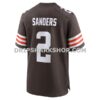 Mens Nike Shedeur Sanders Brown Cleveland Browns Game Jersey
