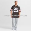 Mens Nike Andre Szmyt Brown Cleveland Browns Team Game Jersey