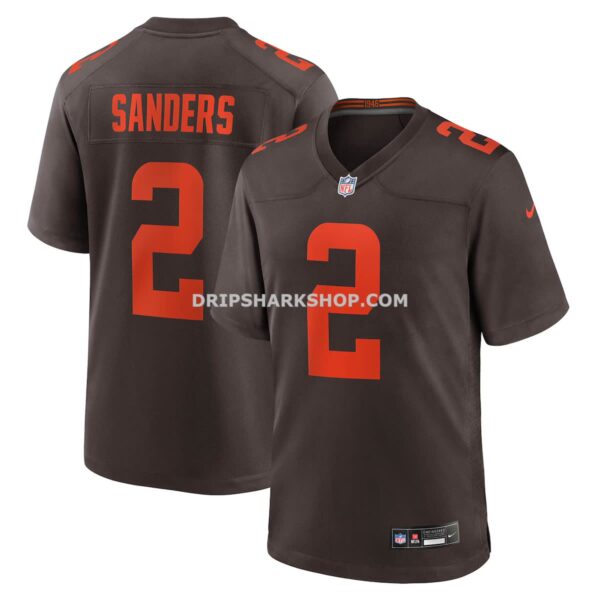 Mens Nike Shedeur Sanders Brown Cleveland Browns Alternate Game Jersey