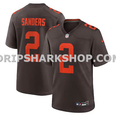 Mens Nike Shedeur Sanders Brown Cleveland Browns Alternate Game Jersey