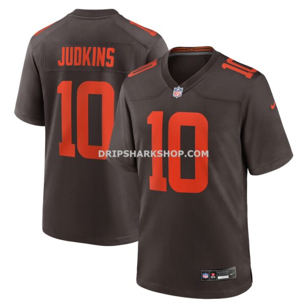 Mens Nike Quinshon Judkins Brown Cleveland Browns Alpha Dawg Game Jersey