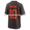 Mens Nike Quinshon Judkins Brown Cleveland Browns Alpha Dawg Game Jersey
