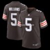Mens Nike Quincy Williams Brown Cleveland Browns Team Game Jersey