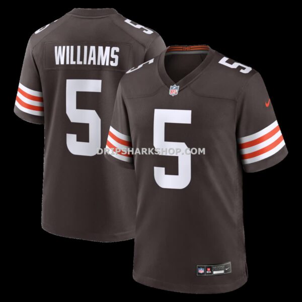 Mens Nike Quincy Williams Brown Cleveland Browns Team Game Jersey