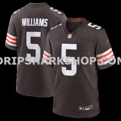Mens Nike Quincy Williams Brown Cleveland Browns Team Game Jersey