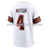 Mens Nike Deshaun Watson White Cleveland Browns Alternate Game Jersey Pi4798000