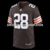 Mens Nike Tre Avery Brown Cleveland Browns Team Game Jersey