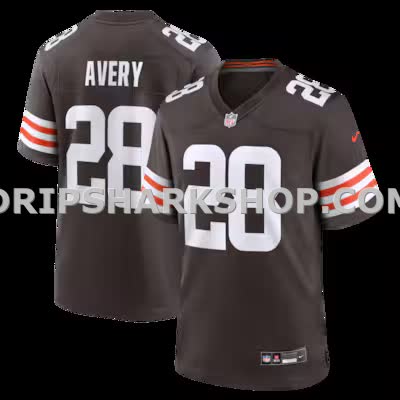 Mens Nike Tre Avery Brown Cleveland Browns Team Game Jersey