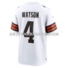 Mens Nike Deshaun Watson White Cleveland Browns Game Jersey Pi4798000