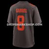 Mens Nike Dillon Gabriel Brown Cleveland Browns Alpha Dawg Game Jersey