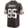 Mens Nike Myles Garrett Brown Cleveland Browns Player Game Jersey Pi3901000