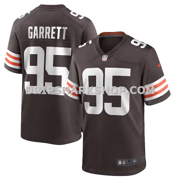 Mens Nike Myles Garrett Brown Cleveland Browns Player Game Jersey Pi3901000