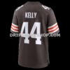 Mens Nike Leroy Kelly Brown Cleveland Browns Game Retired Player Jersey