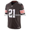 NFL08ded4G05-f45ed2 Mens Nike Denzel Ward Brown Cleveland Browns Vapor Fuse Limited Jersey