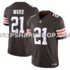 NFL08ded4M01-83ebde Mens Nike Denzel Ward Brown Cleveland Browns Vapor Fuse Limited Jersey