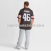 NFL08e041G11-70897b Mens Nike Don Fleming Brown Cleveland Browns Retired Player Jersey