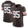 Mens Nike Myles Garrett Brown Cleveland Browns Team Vapor Fuse Limited Jersey
