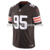 Mens Nike Myles Garrett Brown Cleveland Browns Team Vapor Fuse Limited Jersey