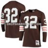 Mens Mitchell And Ness Jim Brown Brown Cleveland Browns 1964 Authentic Throwback Retired Player Jersey Pi3614000