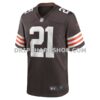 NFL08f39cG05-0a94cd Mens Nike Denzel Ward Brown Cleveland Browns Game Jersey