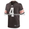 NFL08f514G01-6a1e8f Mens Nike Deshaun Watson Brown Cleveland Browns Game Jersey Pi4798000