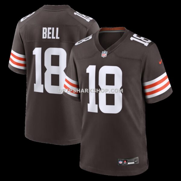 NFL08f53cG04-0f16b6 Mens Nike David Bell Brown Cleveland Browns Game Jersey
