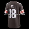 NFL08f53cG06-720030 Mens Nike David Bell Brown Cleveland Browns Game Jersey