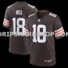 NFL08f53cM01-e3aa2f Mens Nike David Bell Brown Cleveland Browns Game Jersey