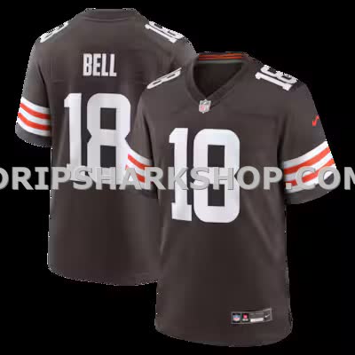 Mens Nike David Bell Brown Cleveland Browns Game Jersey