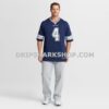 Mens Nike Dak Prescott Navy Dallas Cowboys Game Team Jersey