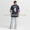 Mens Nike Dak Prescott Navy Dallas Cowboys Game Team Jersey