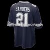 Mens Nike Deion Sanders Navy Dallas Cowboys Team Retired Player Game Jersey