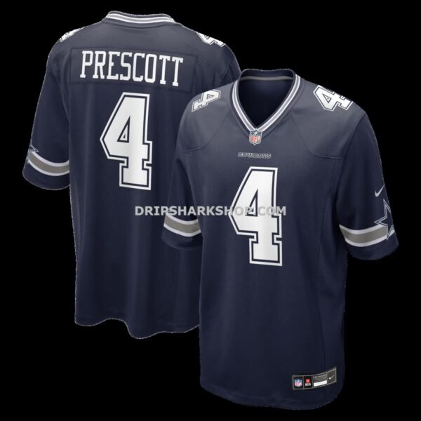 Mens Nike Dak Prescott Gray Dallas Cowboys Atmosphere Fashion Game Jersey