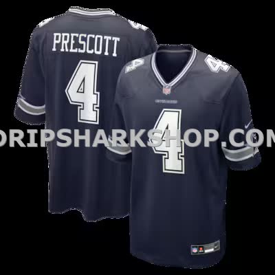 Mens Nike Dak Prescott Gray Dallas Cowboys Atmosphere Fashion Game Jersey