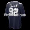 NFL09156aG06-238681 Mens Nike Quinnen Williams Navy Dallas Cowboys Team Game Jersey