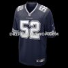 Mens Nike Tyler Booker Navy Dallas Cowboys Team Game Jersey