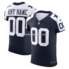 NFL09187dG04-a6d616 Mens Nike Navy Dallas Cowboys Vapor Fuse Elite Custom Jersey