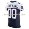 NFL09187dG12-0509a7 Mens Nike Navy Dallas Cowboys Vapor Fuse Elite Custom Jersey