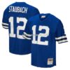 NFL091f84G04-e72291 Mens Mitchell And Ness Roger Staubach Navy Dallas Cowboys Big And Tall 1971 Legacy Retired Player Jersey