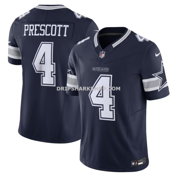 Mens Nike Dak Prescott Navy Dallas Cowboys Vapor Fuse Limited Jersey
