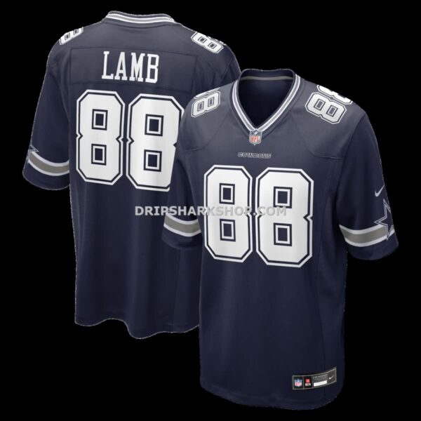 Mens Nike Ceedee Lamb Navy Dallas Cowboys Game Jersey