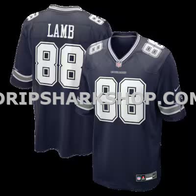 Mens Nike Ceedee Lamb Navy Dallas Cowboys Game Jersey