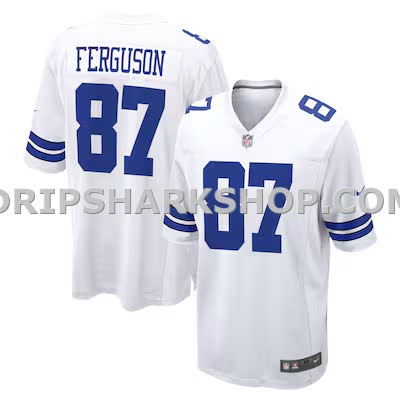 Mens Nike Jake Ferguson White Dallas Cowboys Game Jersey