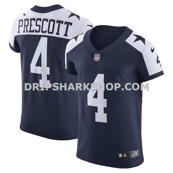 Mens Nike Dak Prescott Navy Dallas Cowboys Alternate Vapor Elite Player Jersey Pi4259000