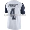 Mens Nike Dak Prescott Dallas Cowboys White Color Rush Vapor Limited Jersey Pi3687000