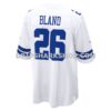 Mens Nike Daron Bland White Dallas Cowboys Game Jersey