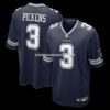 NFL096047G04-ded10b Mens Nike George Pickens Navy Dallas Cowboys Game Jersey